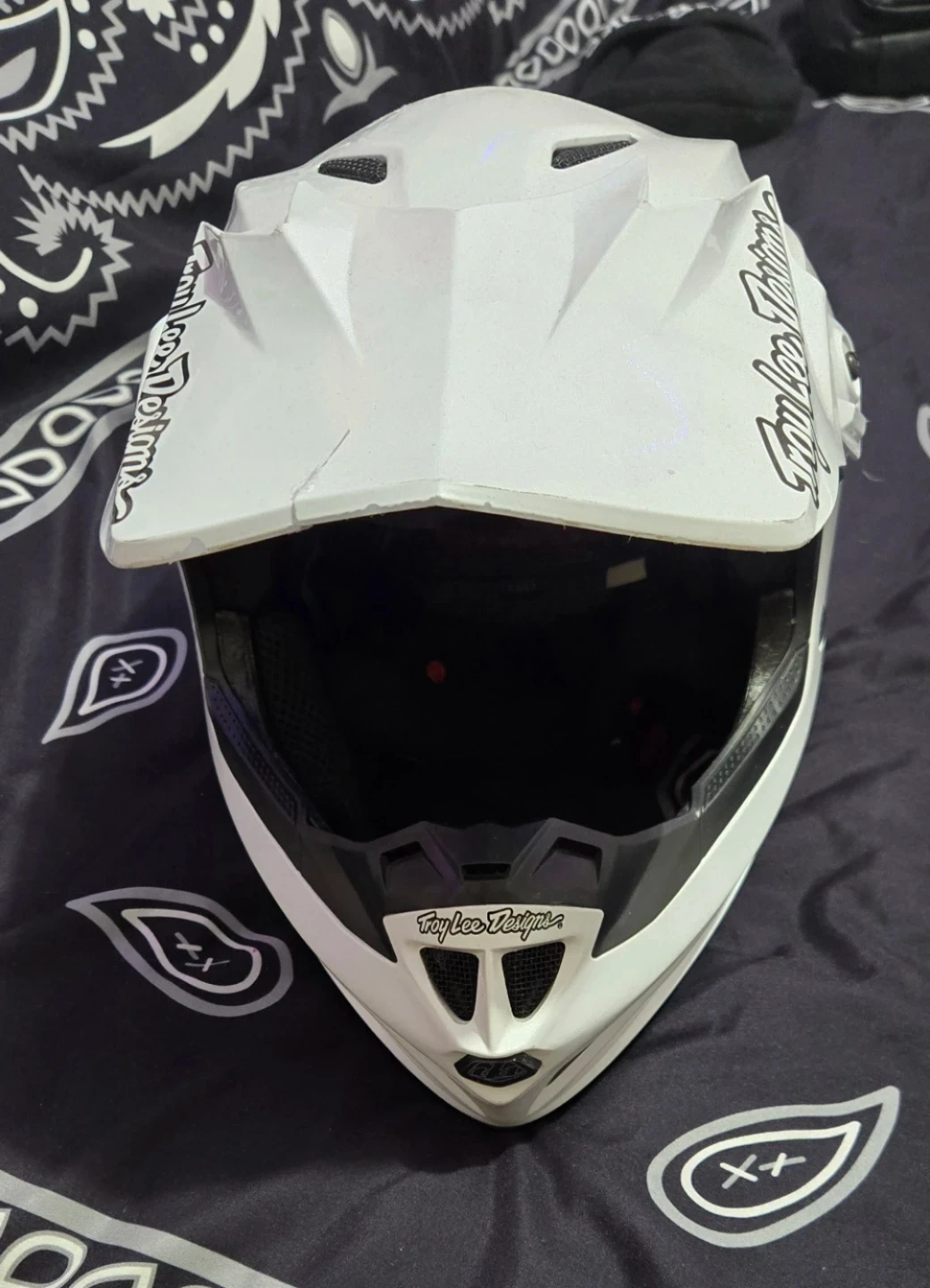 Troy Lee Designs White Helmet