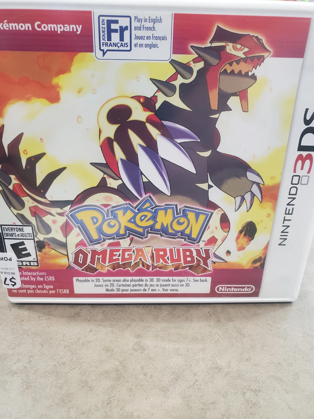 Nintendo 3DS Pokémon Omega Ruby Game