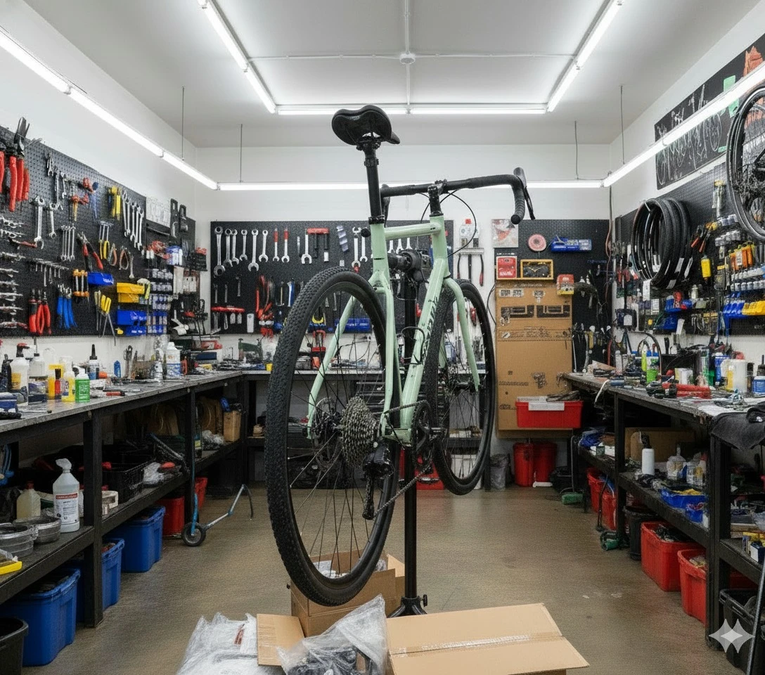 Raleigh Gravel Bike - Light Green - photo 2