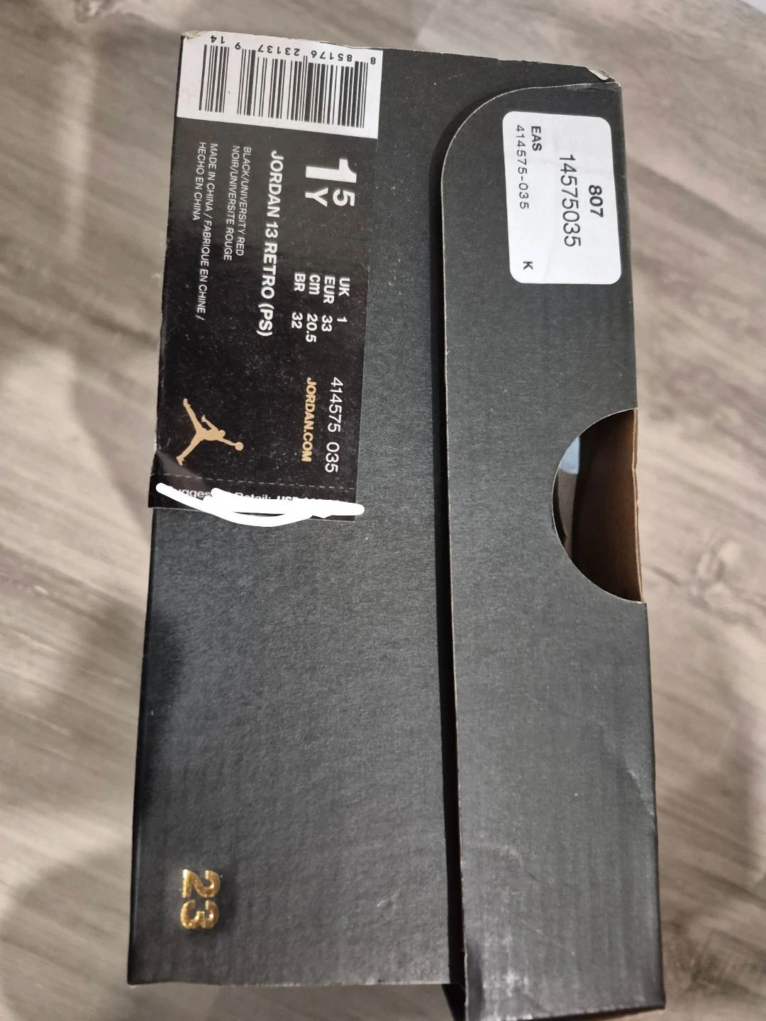 [NEW] Jordan 13 Retro PS Black Yellow 1.5Y - photo 3