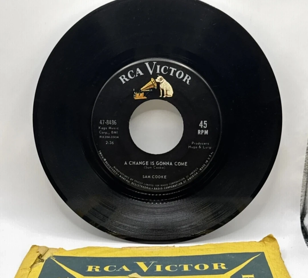 Sam Cooke A Change Is Gonna Come 1964 RCA Victor 45 RPM LP