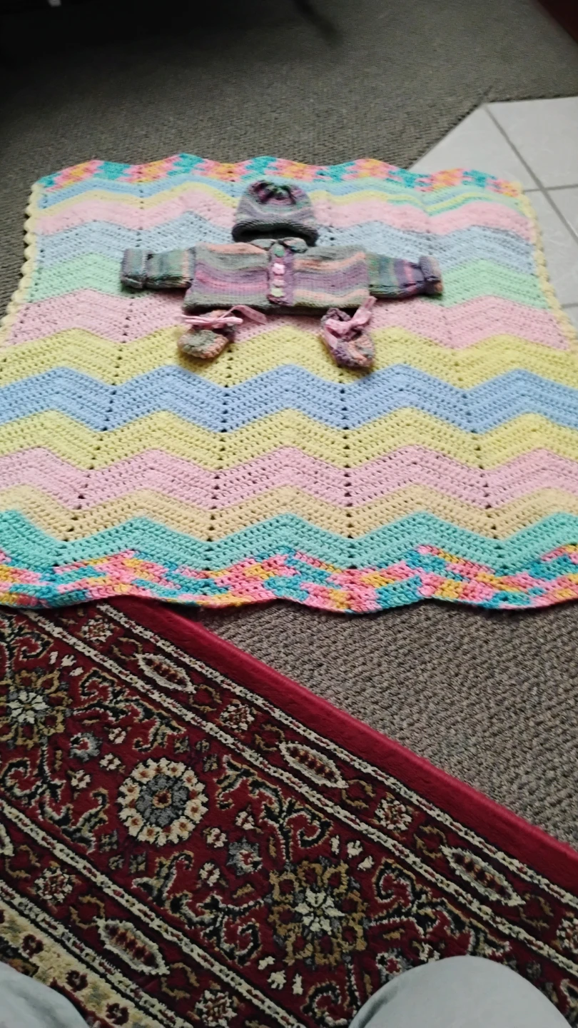 Hand-Knitted Baby Set