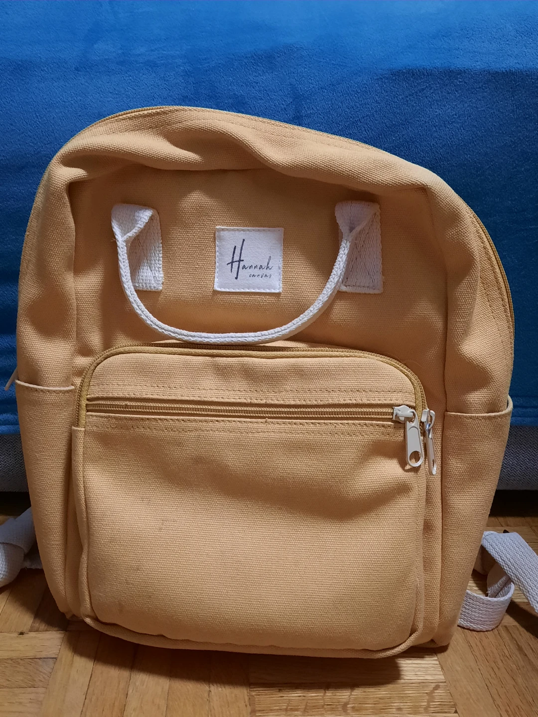 Hannah Canvas Backpack - Yellow - photo 2