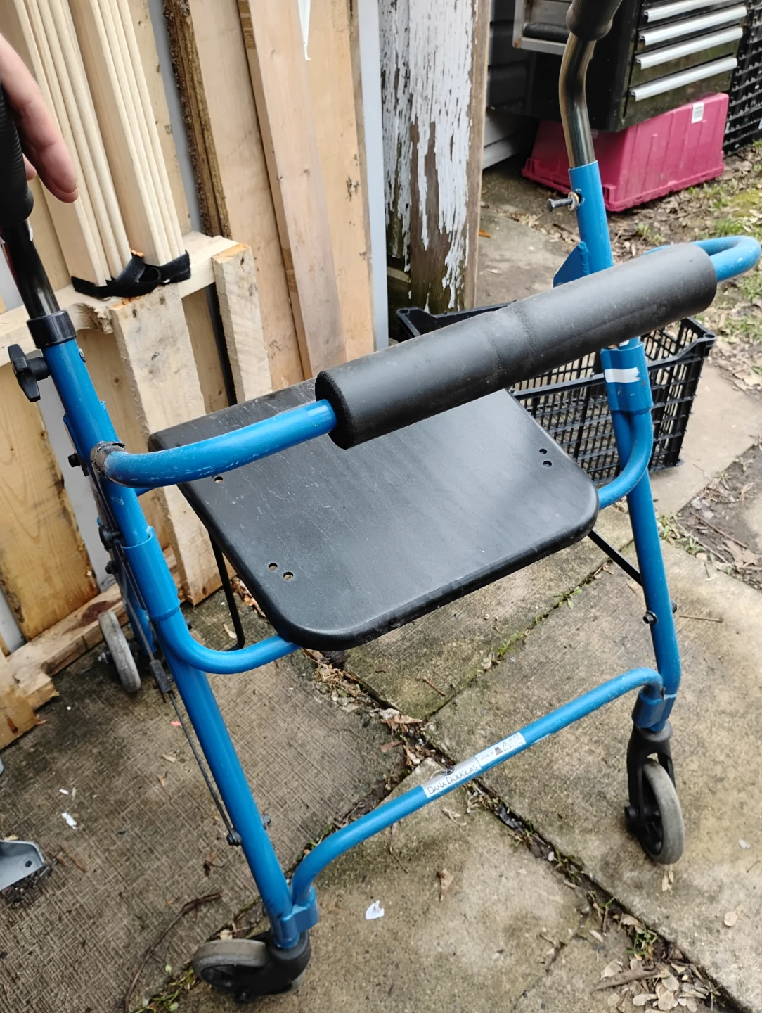 Blue Walker with Seat - photo 2