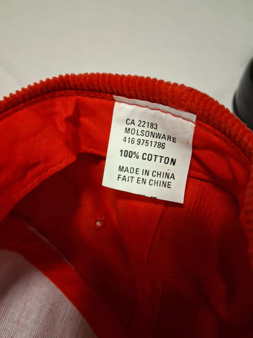 Coors Corduroy Baseball Cap snapback - photo 4