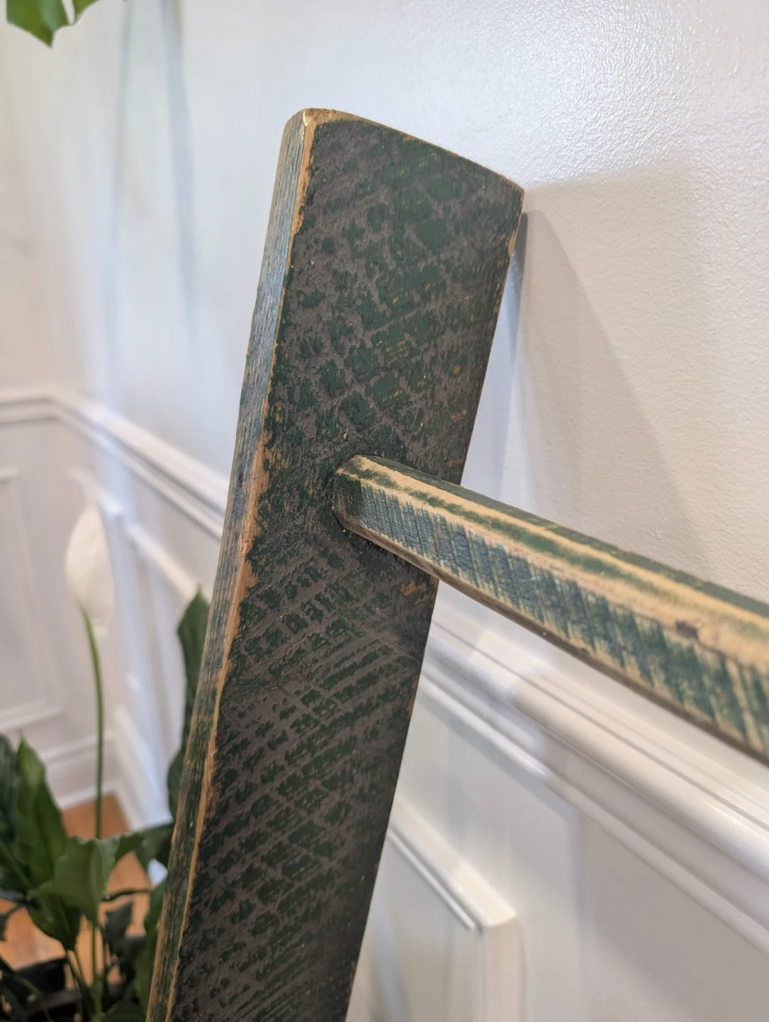 Antique Rustic Ladder blanket Decor - photo 5