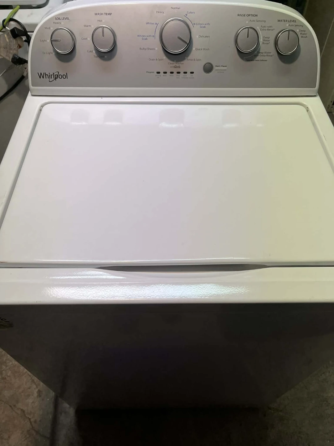 Whirlpool Top Load Washing Machine