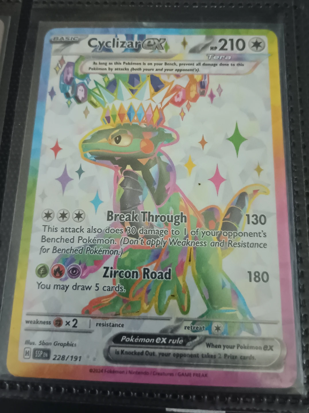 Pokemon Cyclizar EX - 228/191