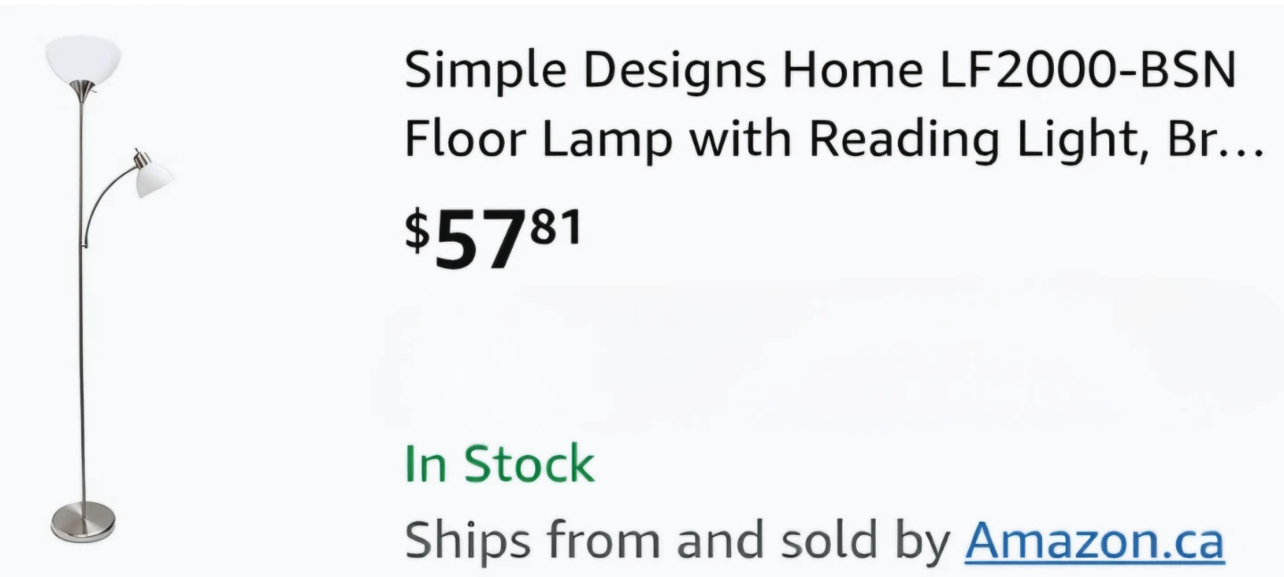 Floor Lamp with Reading Light - photo 4