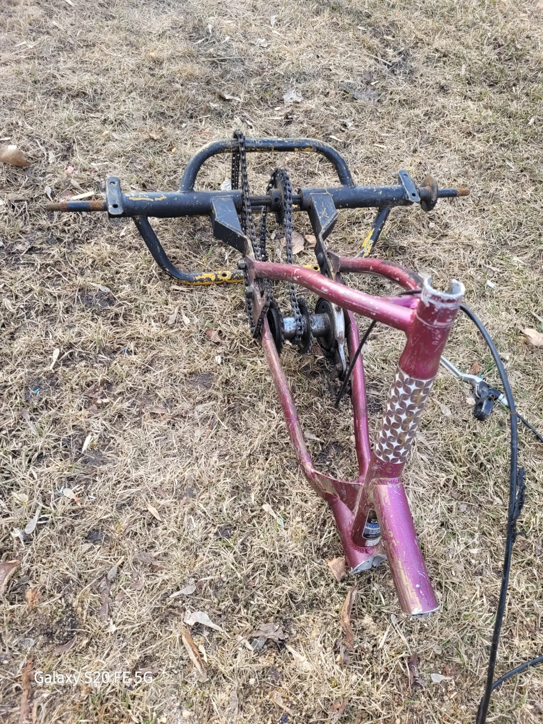 Trike rear end from tricycle 26"🌱