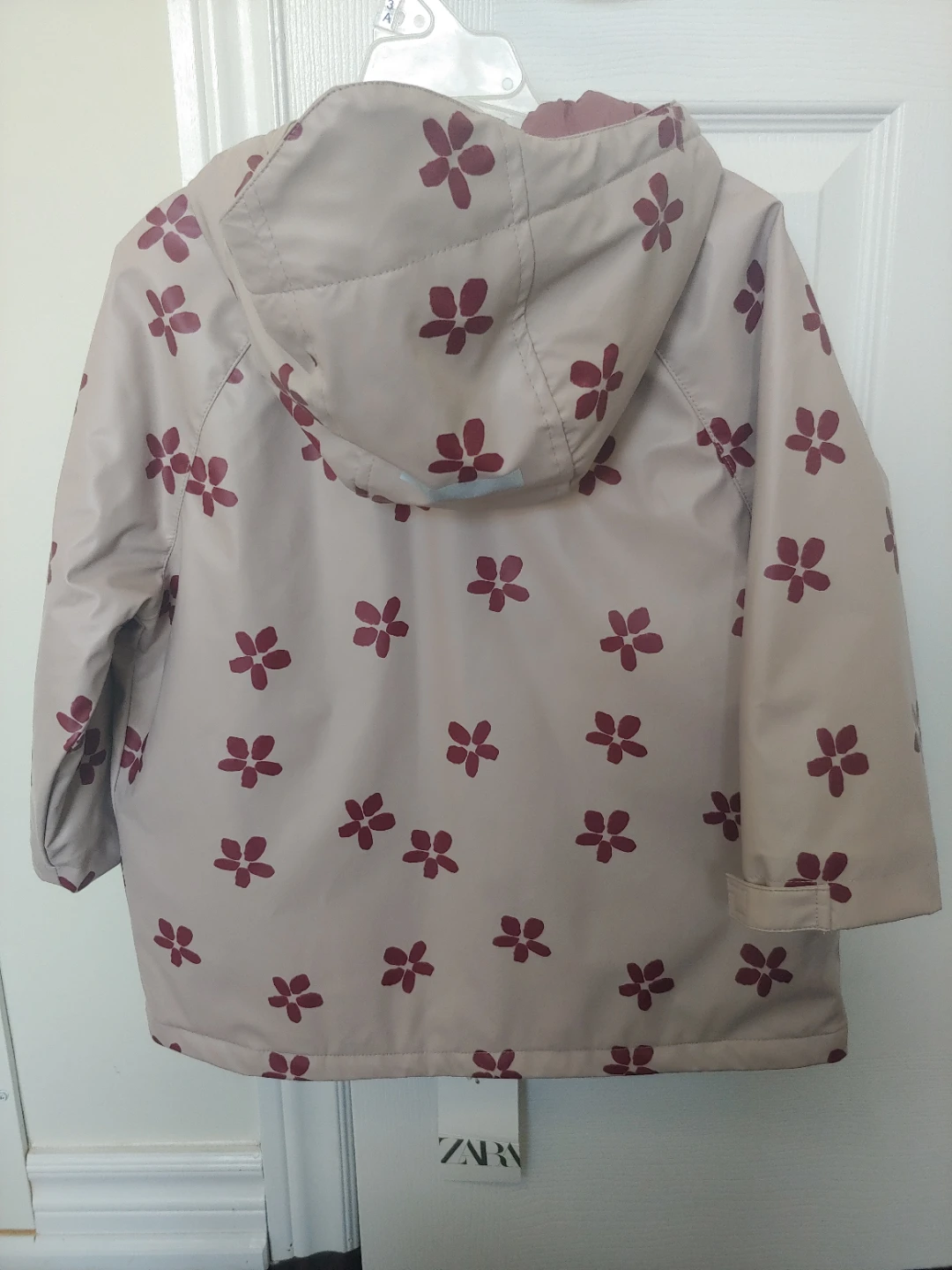 New Zara Kids Floral Rain Jacket - Size 4-5 Years - photo 5