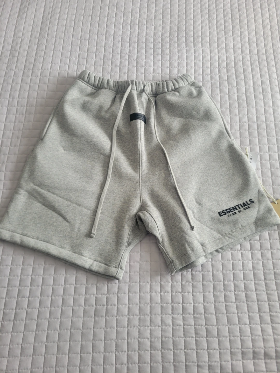 ESSENTIALS Fear of God Grey Sweat Shorts - photo 2