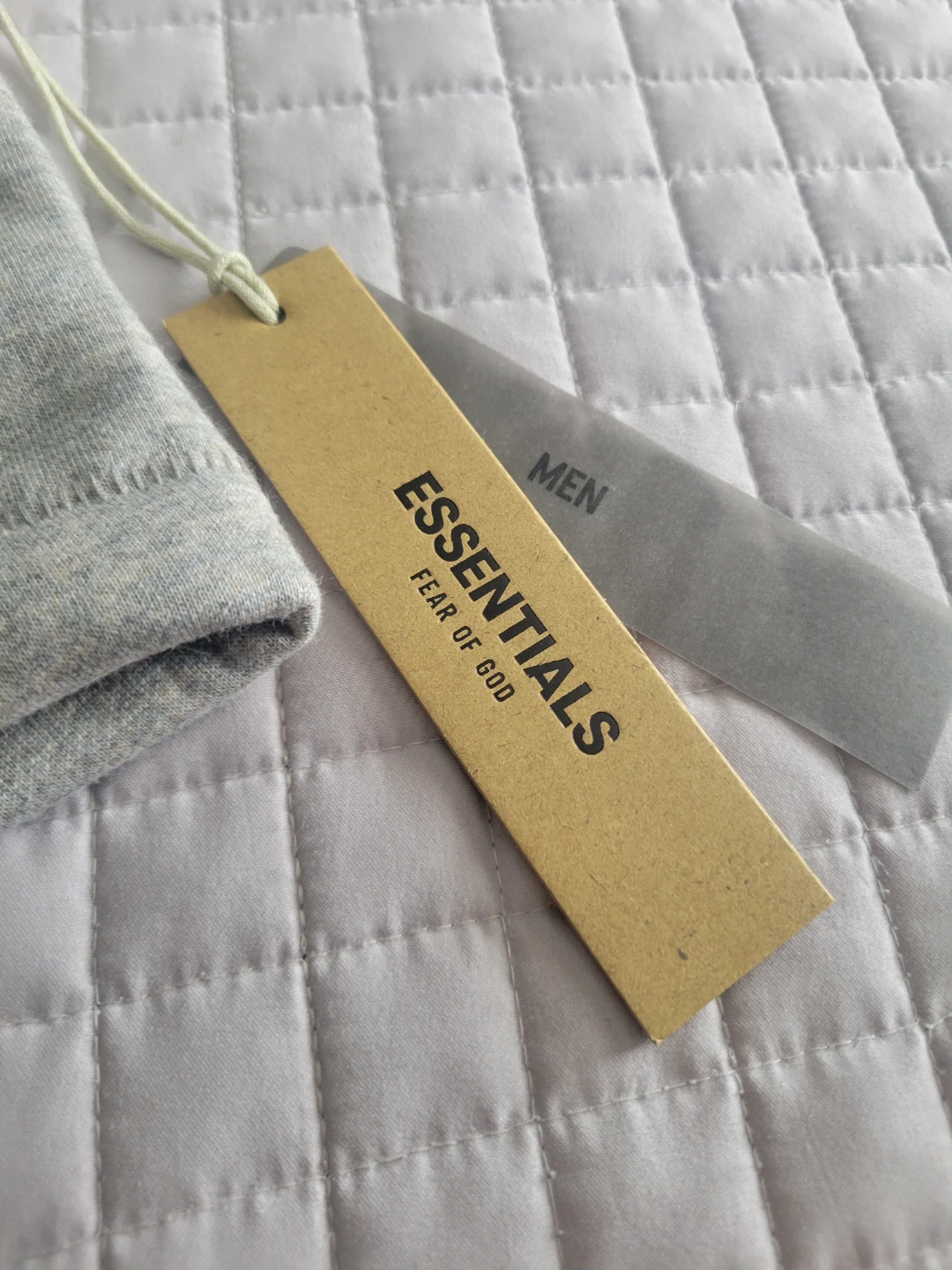 ESSENTIALS Fear of God Grey Sweat Shorts - photo 3