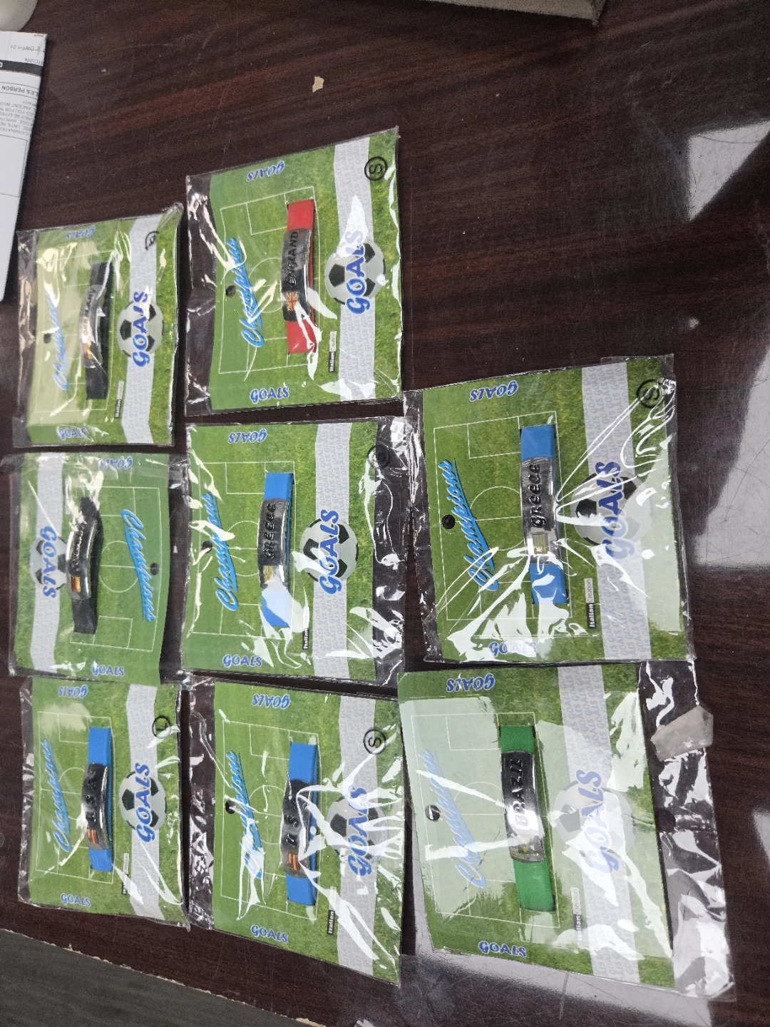 Soccer Championship "GOALS" Charms (9 Pack)