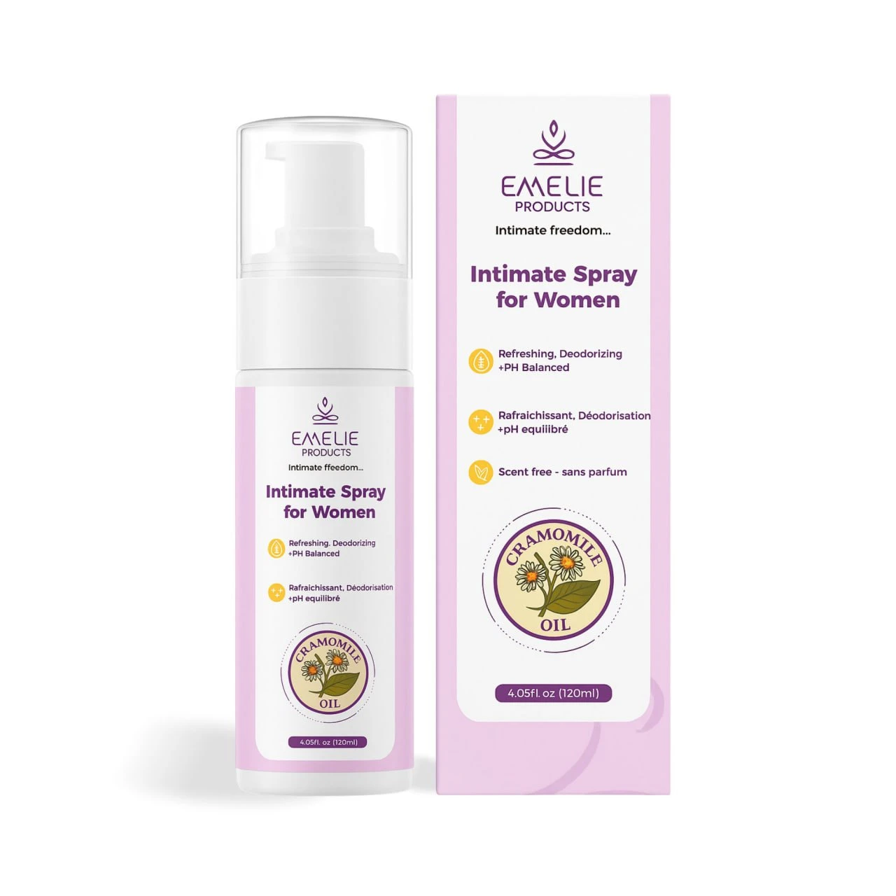 Emelie Products Intimate Spray for Women - 4.05oz (120ml) - photo 5