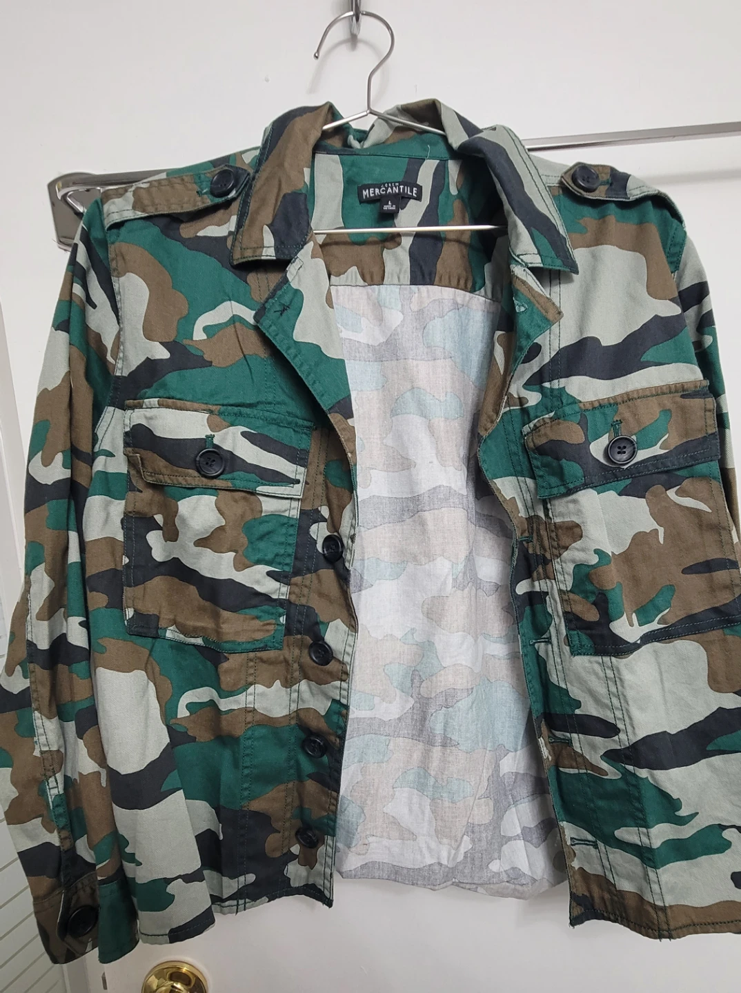 Mercantile Camouflage Utility Jacket - Size L