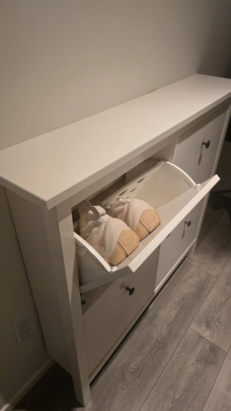 GULLABERG ikea. White Shoe Cabinet with 4 Drawers - photo 3