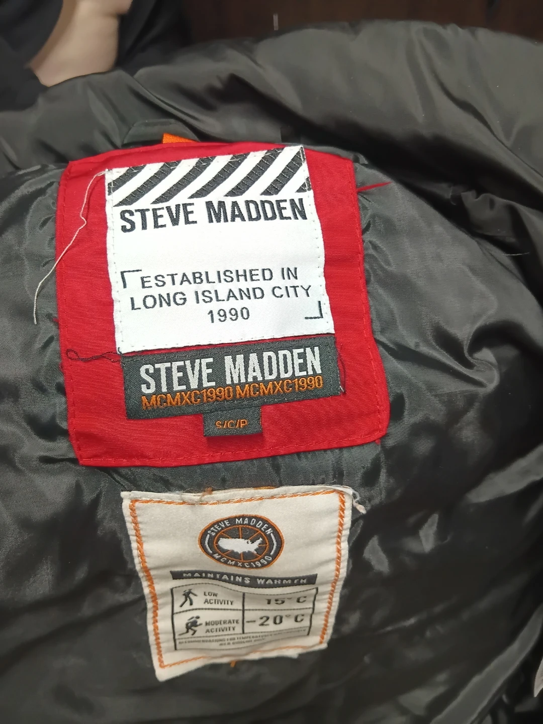 Steve Madden Black Puffer Jacket