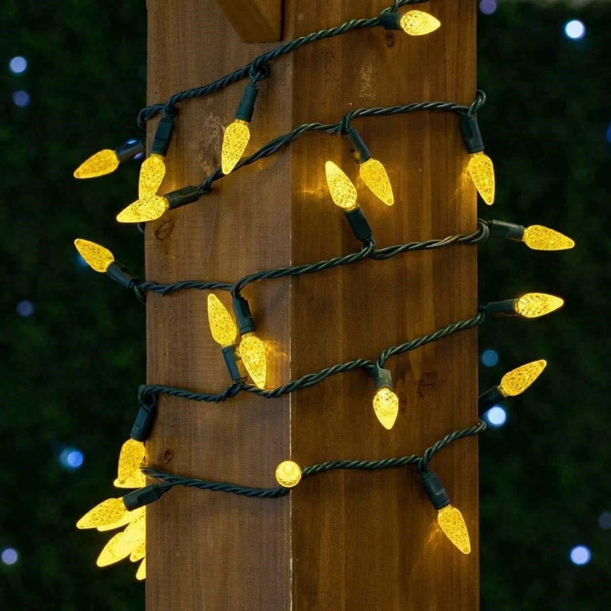 Yellow C6 Strawberry LED String Lights - photo 3