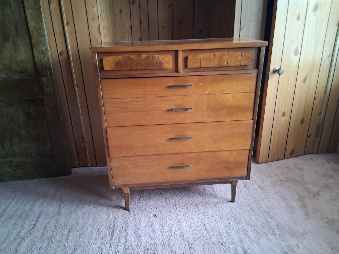Mid-Century Modern Wood Dresser