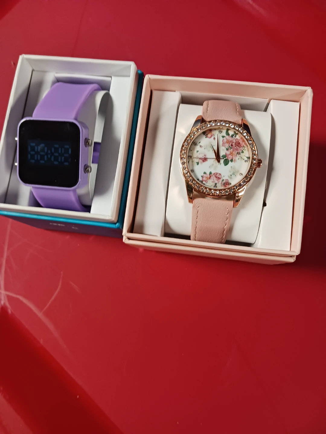 Digital LED Watch and Fashion Watch Set
