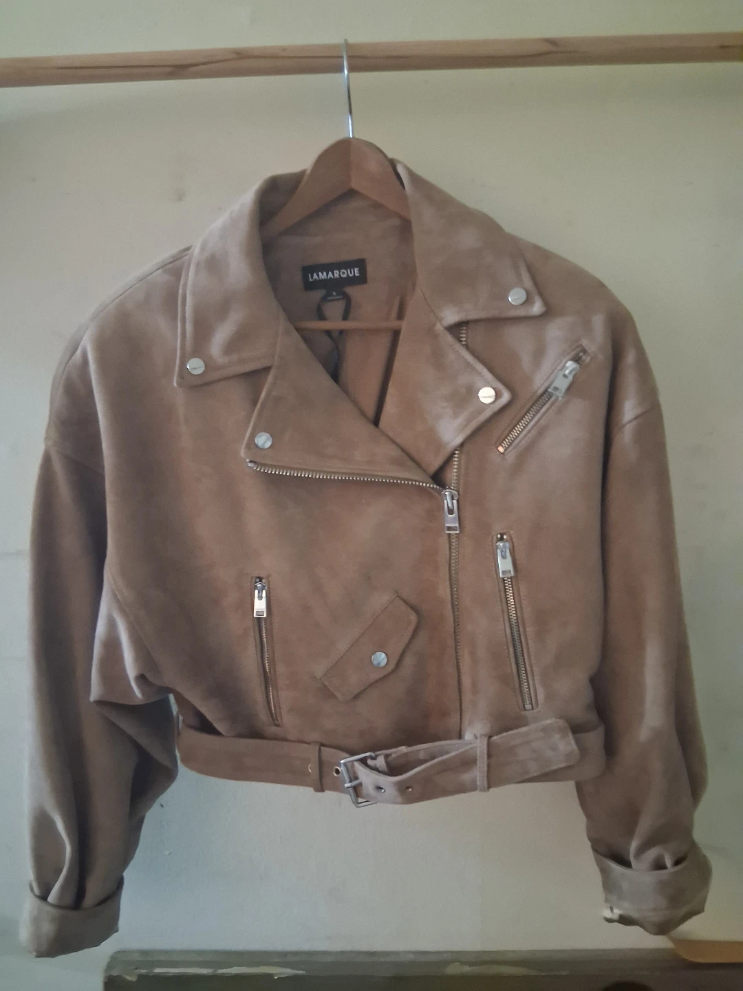 LAMARQUE Suede Moto Jacket