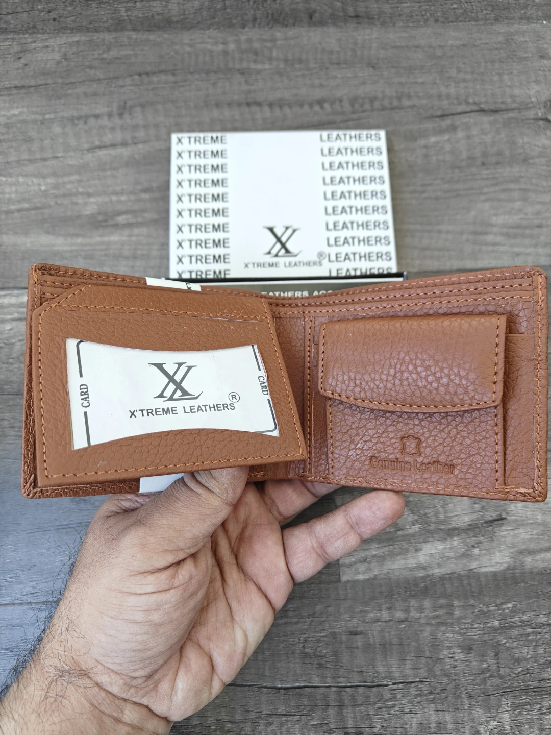 X'TREME LEATHERS Bifold Wallet - Brown - photo 2