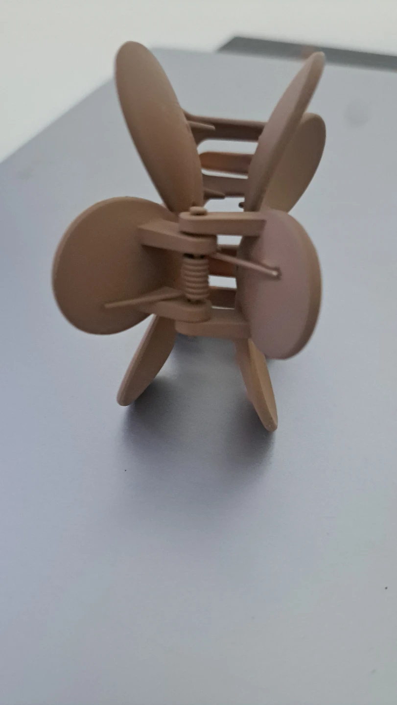 Brown Matte Flower Claw Clip - photo 4