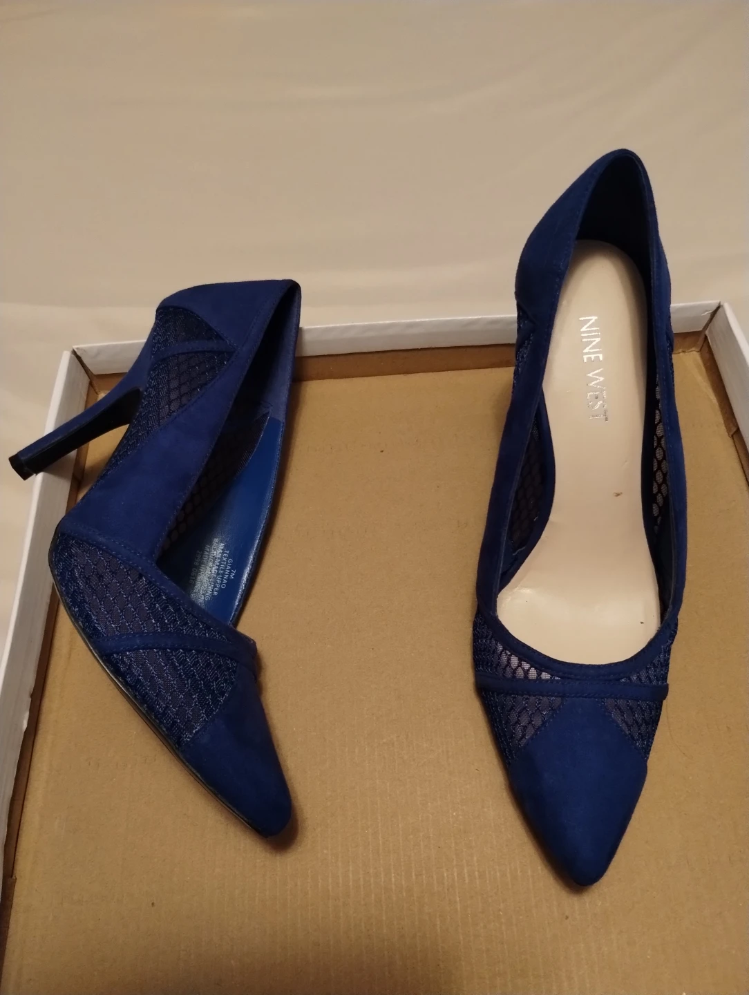 Nine West Women's Blue Mesh Pumps - Size 7.5 - photo 2