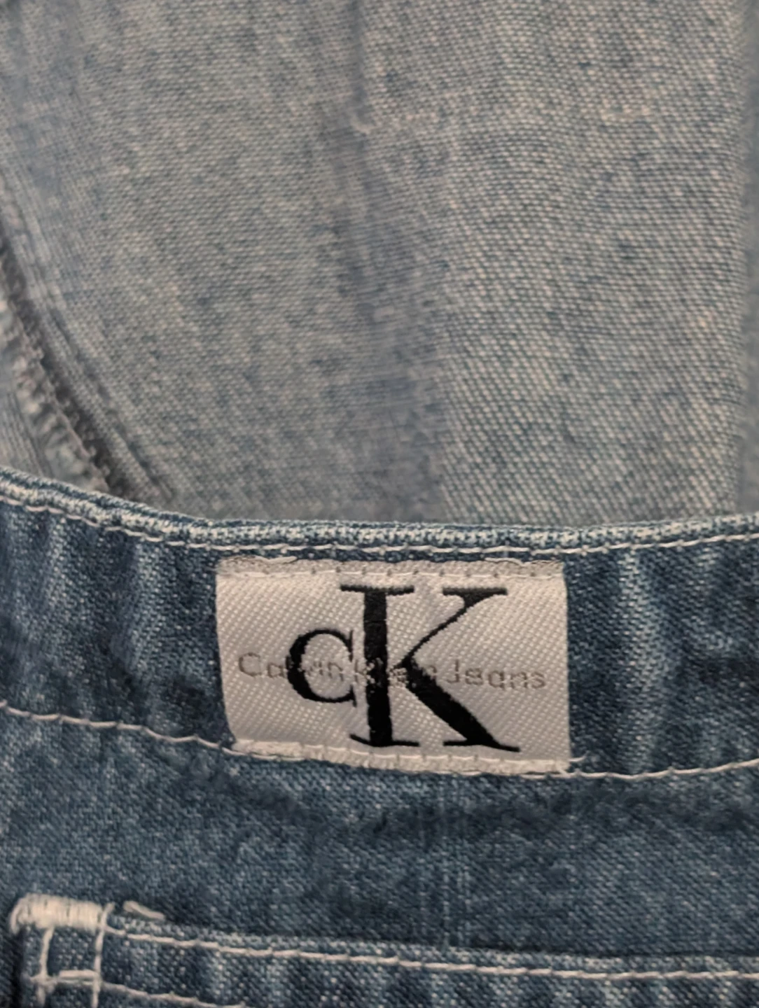 Calvin Klein Denim Shortalls - Size S - photo 3