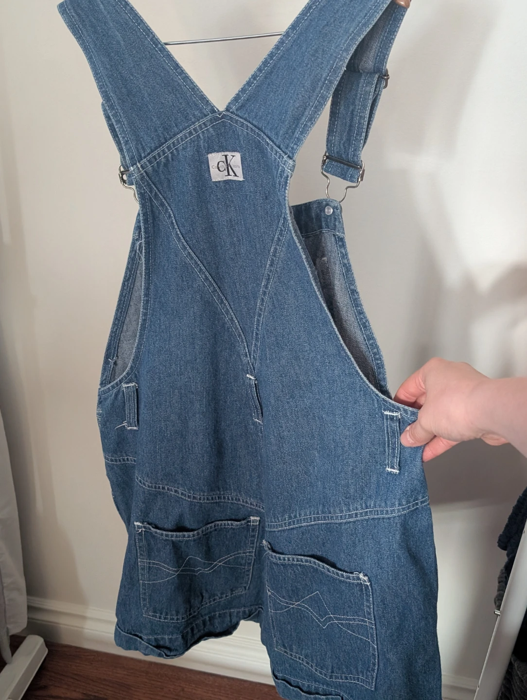 Calvin Klein Denim Shortalls - Size S - photo 5