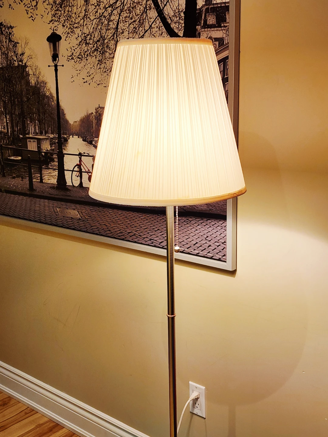IKEA ÅRSTID Floor Lamp - Brass/White - photo 2