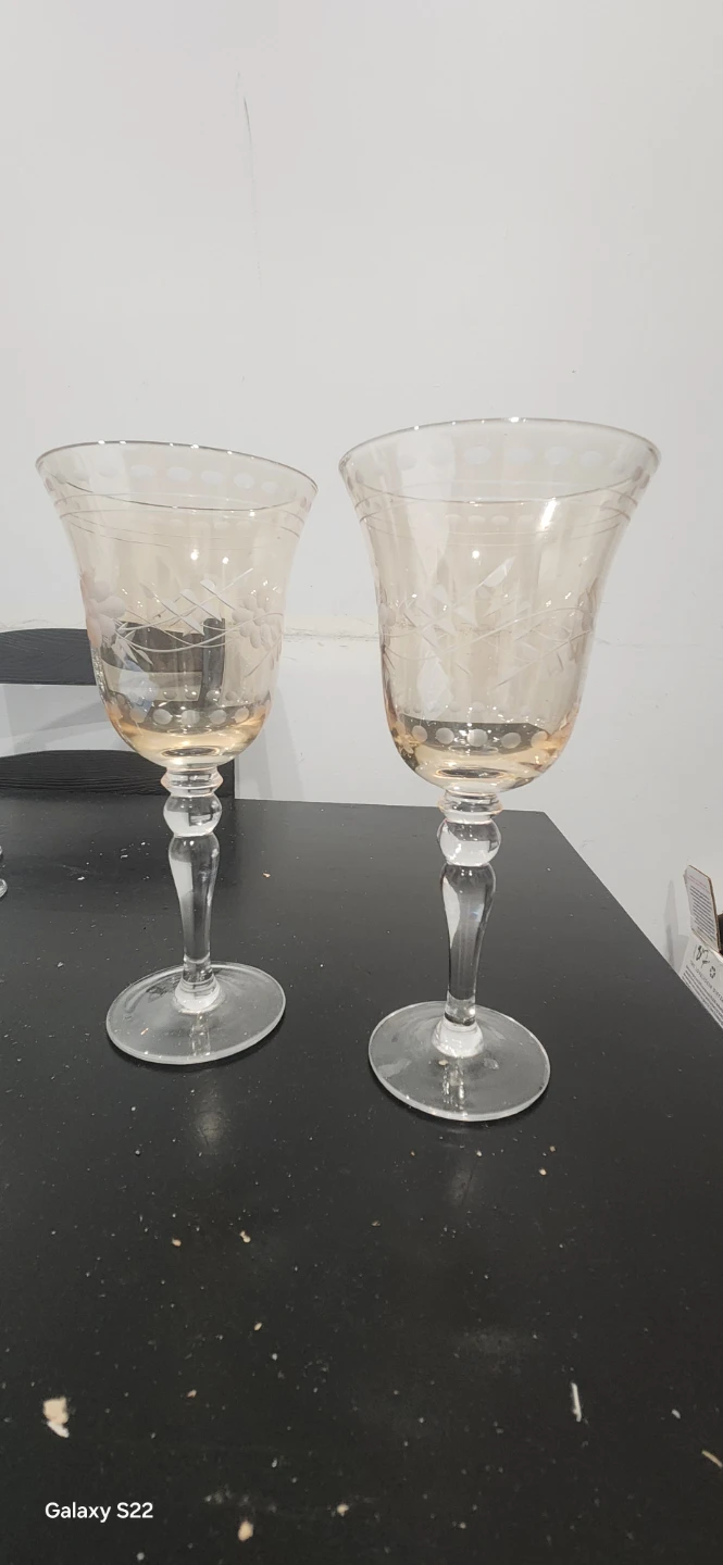 Set of 5 Assorted Wine Glasses