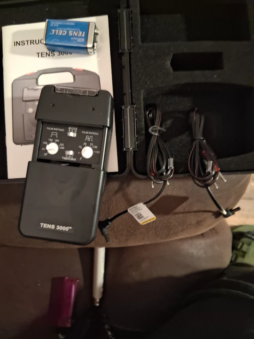TENS 3000 Unit - Includes Case, Manual, and Accessories - photo 2
