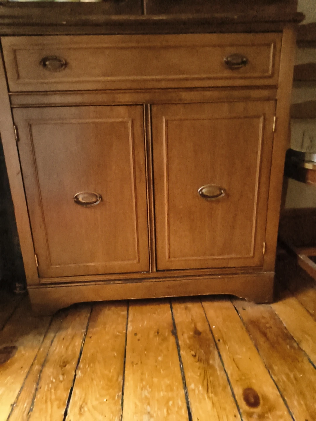 Wooden Hutch with Glass Doors - photo 5