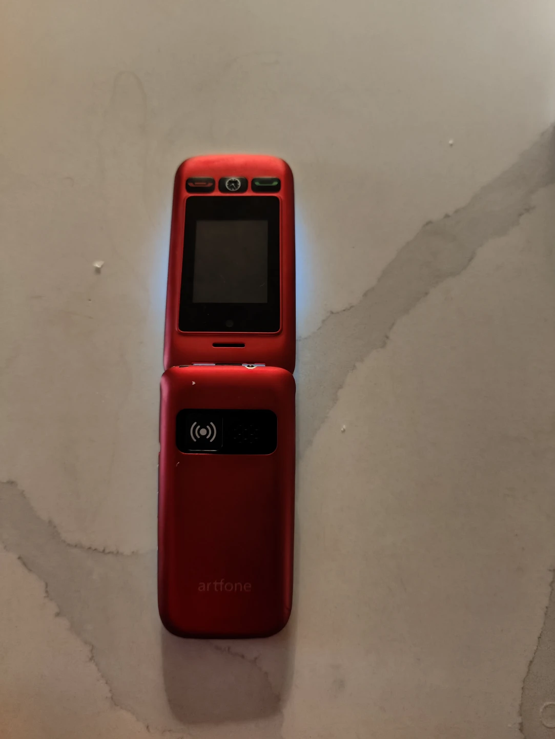 Artfone Flip Phone - Red - photo 2