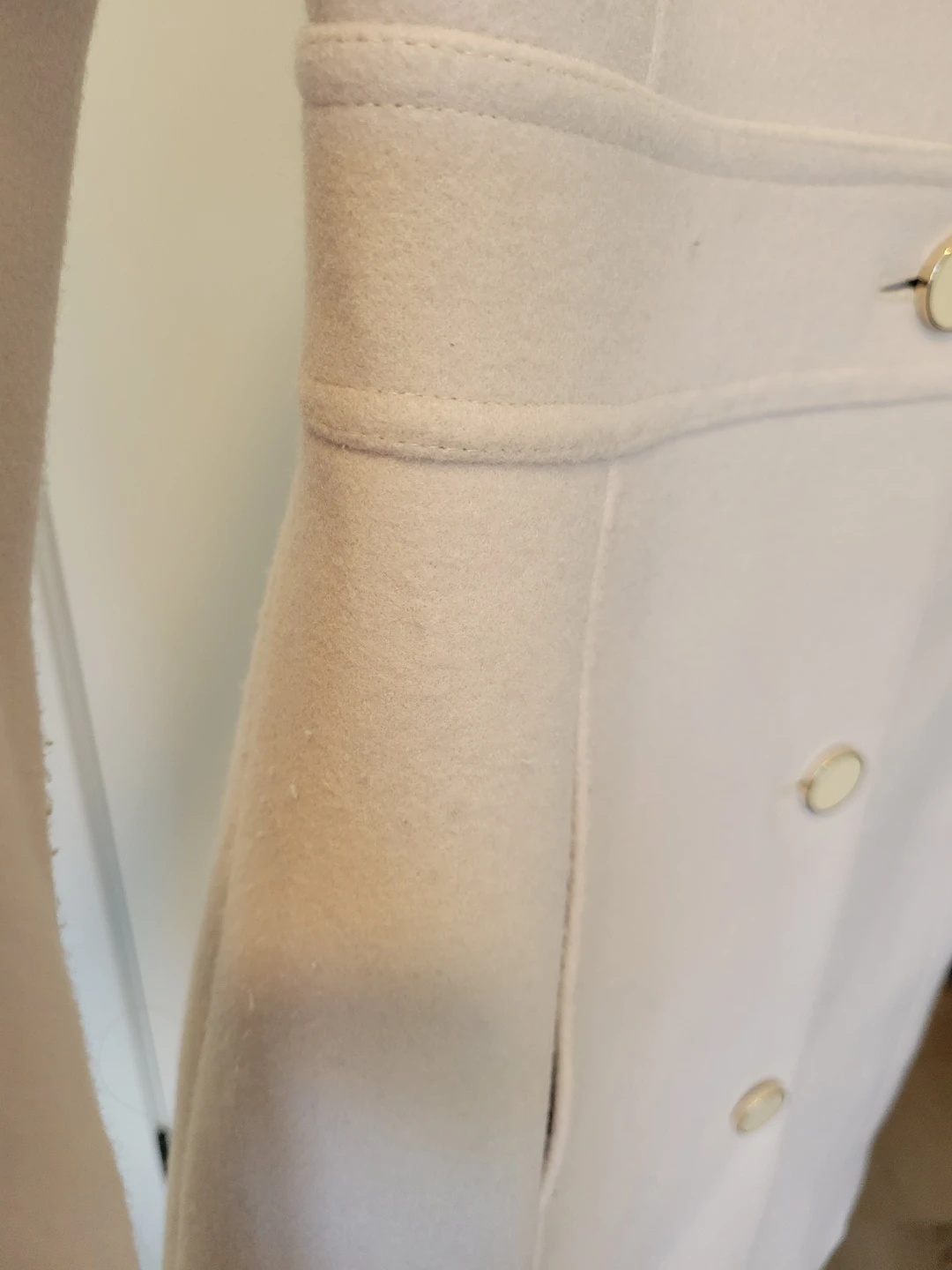 Ever New Cream Coat with Fur Collar - photo 4