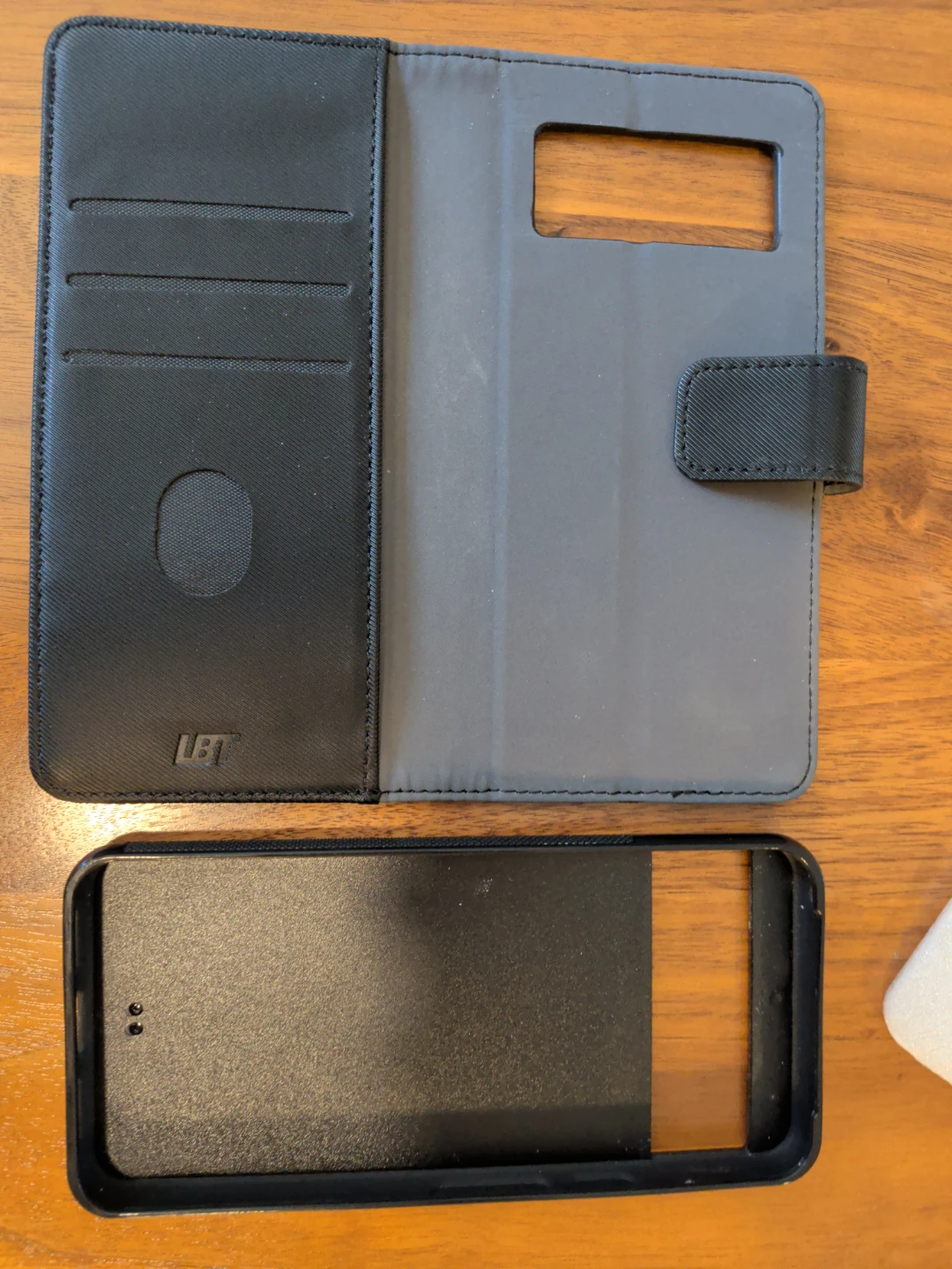 LBT Black Flip Phone Case with Card Slots, Pixel 8 phone - photo 3
