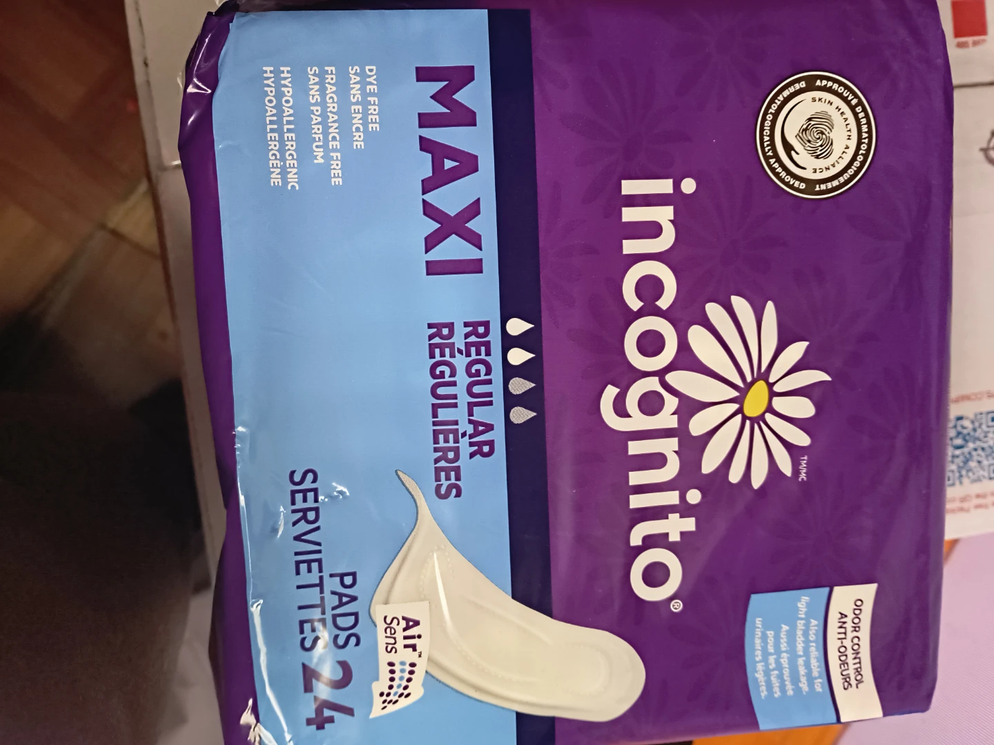 Incognito Maxi Regular Pads - 24 Count