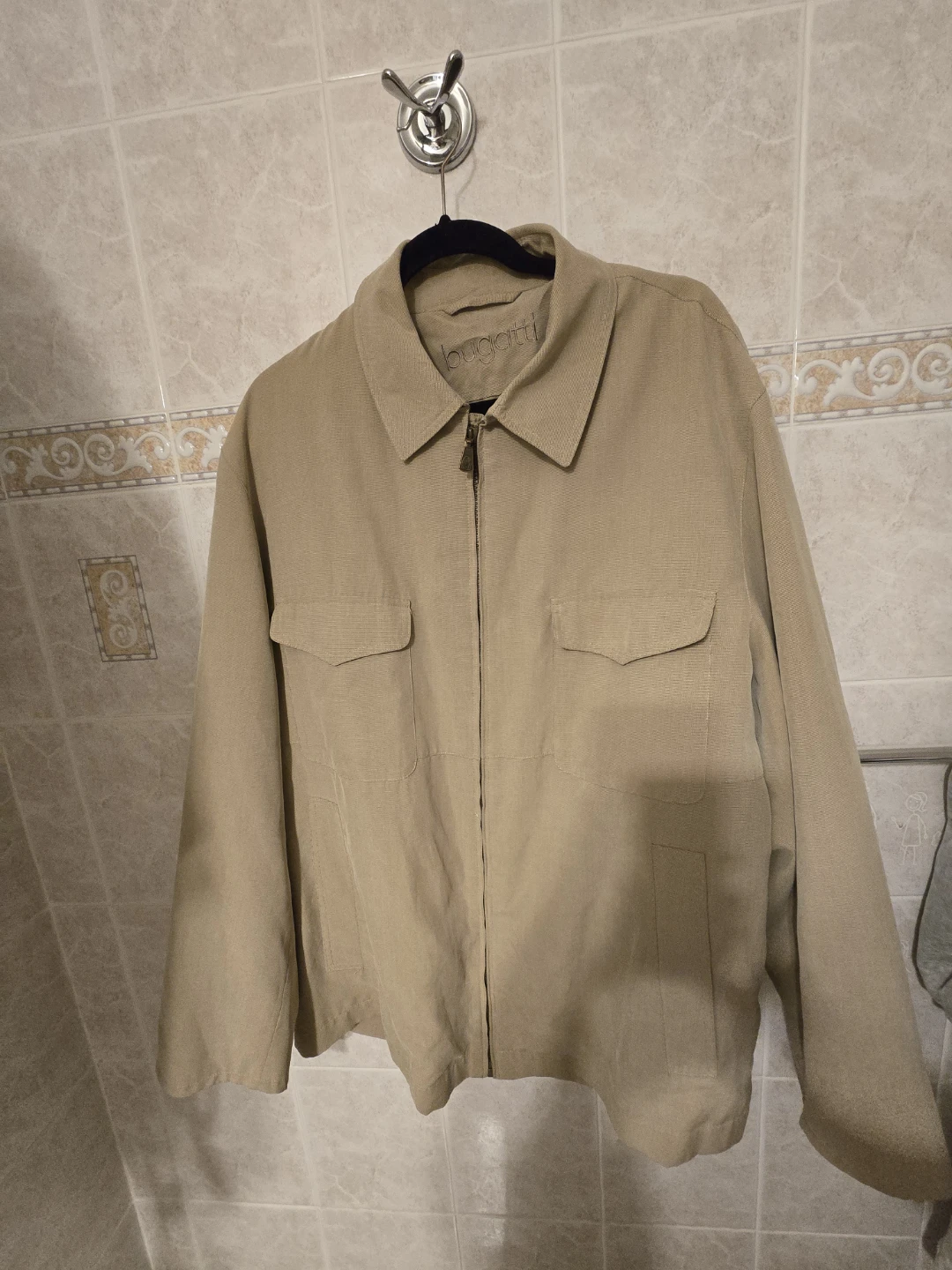 Bugatti Men's Beige Lightweight Jacket size XL like new