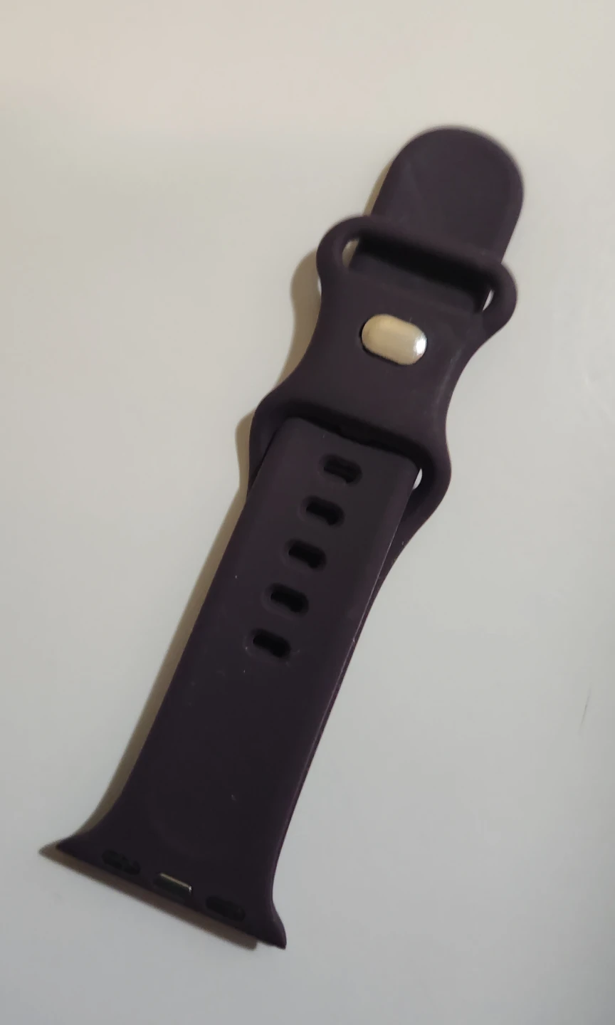 Dark Purple Silicone Watch Band
