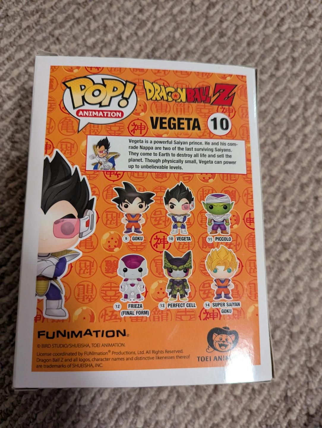 Pop Funko Dragon Ball Z Vegeta - photo 3