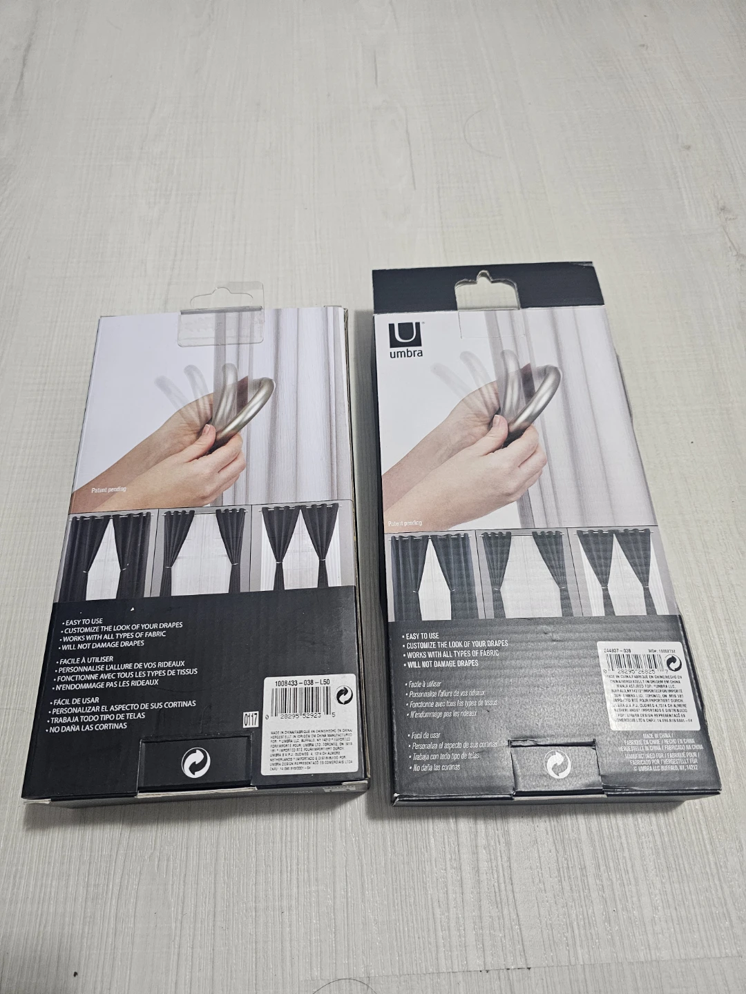 Umbra Halo Floating Magnetic Tiebacks (4 Pcs) - Black - photo 3