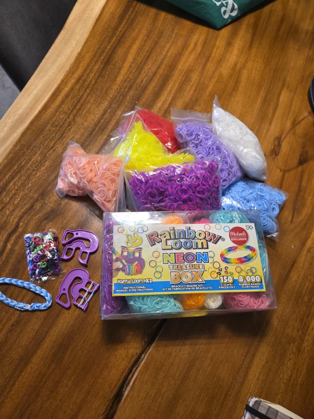 Rainbow Loom Neon Box Bracelet Making Kit