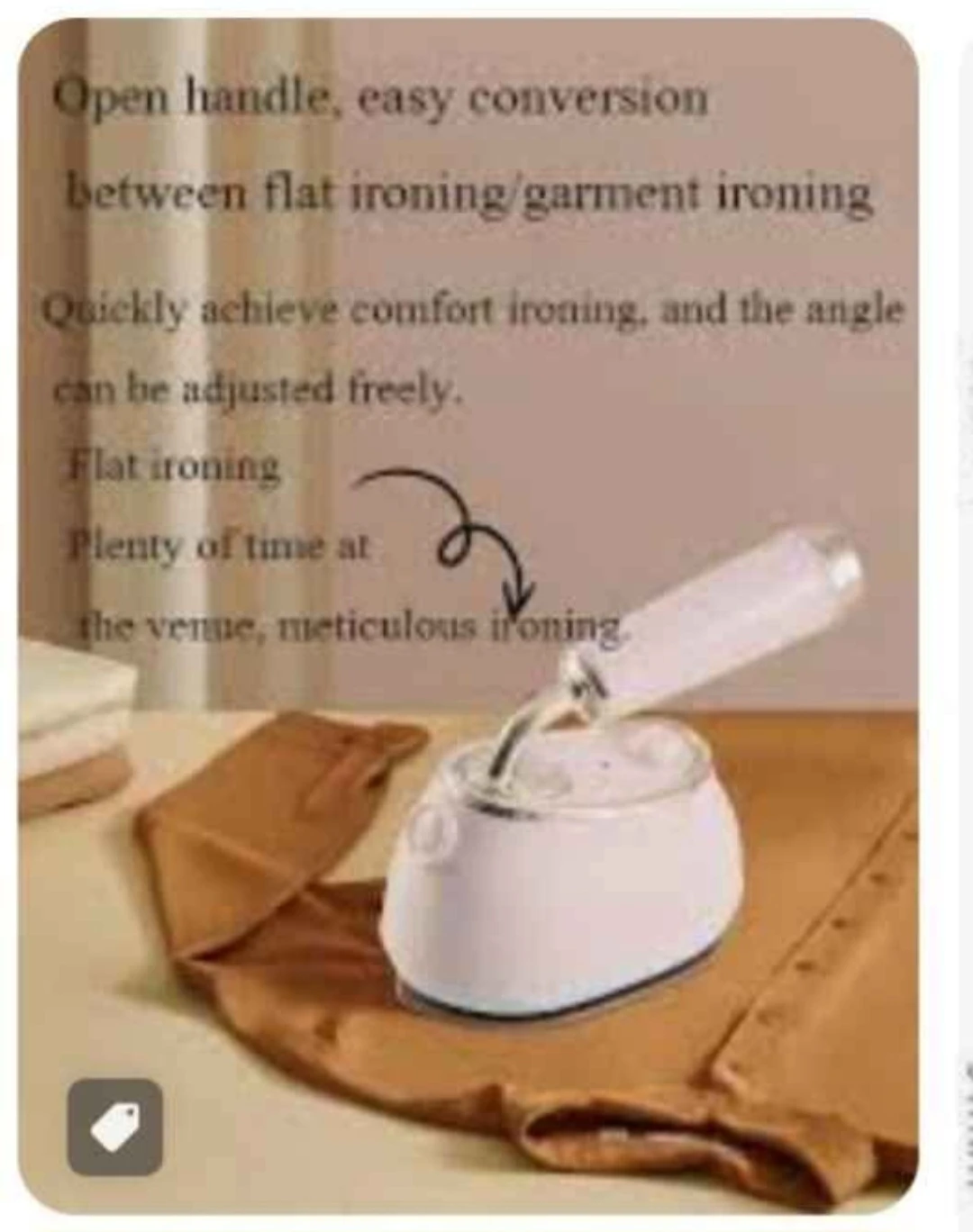 Mini Handheld Ironing Machine, Delicate Steam, Wrinkle Re... - photo 3