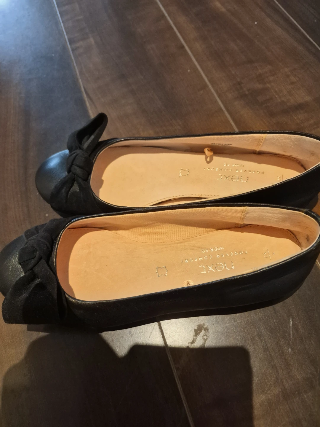 Next Black Ballet Flats Size 4/37( US SIZE 7) - photo 2