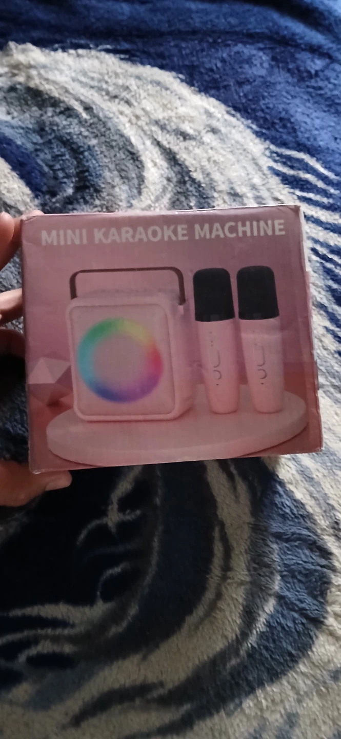 K8 Mini Karaoke Machine Portable Wireless Microphone Speaker