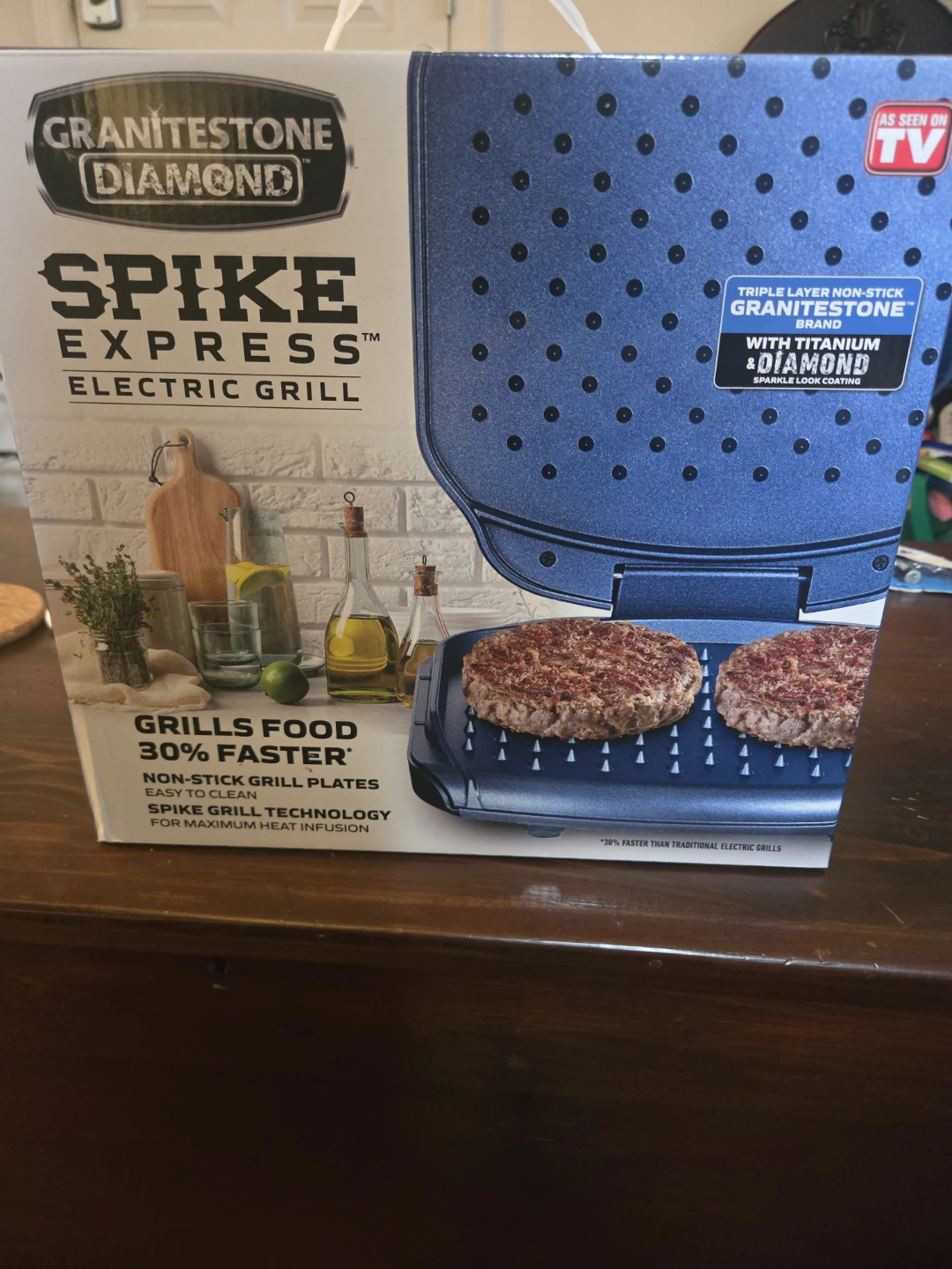 BRAND NEW - Granitestone Diamond Spike Express Electric Grill