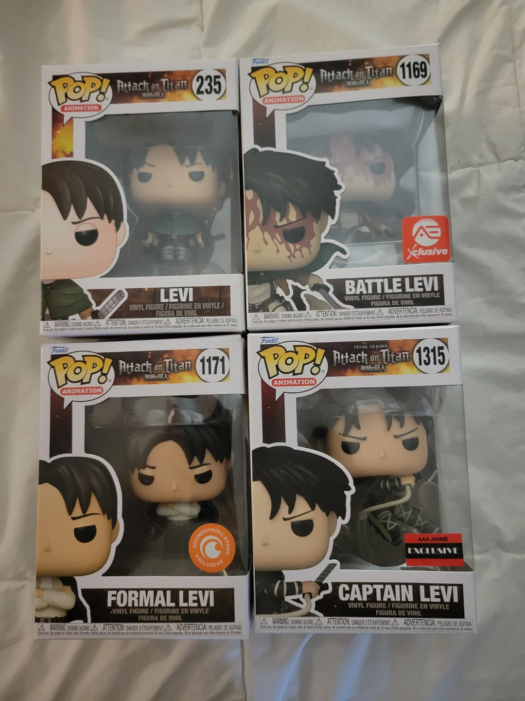 Funko Pop! Attack on Titan Figures - Assorted Characters