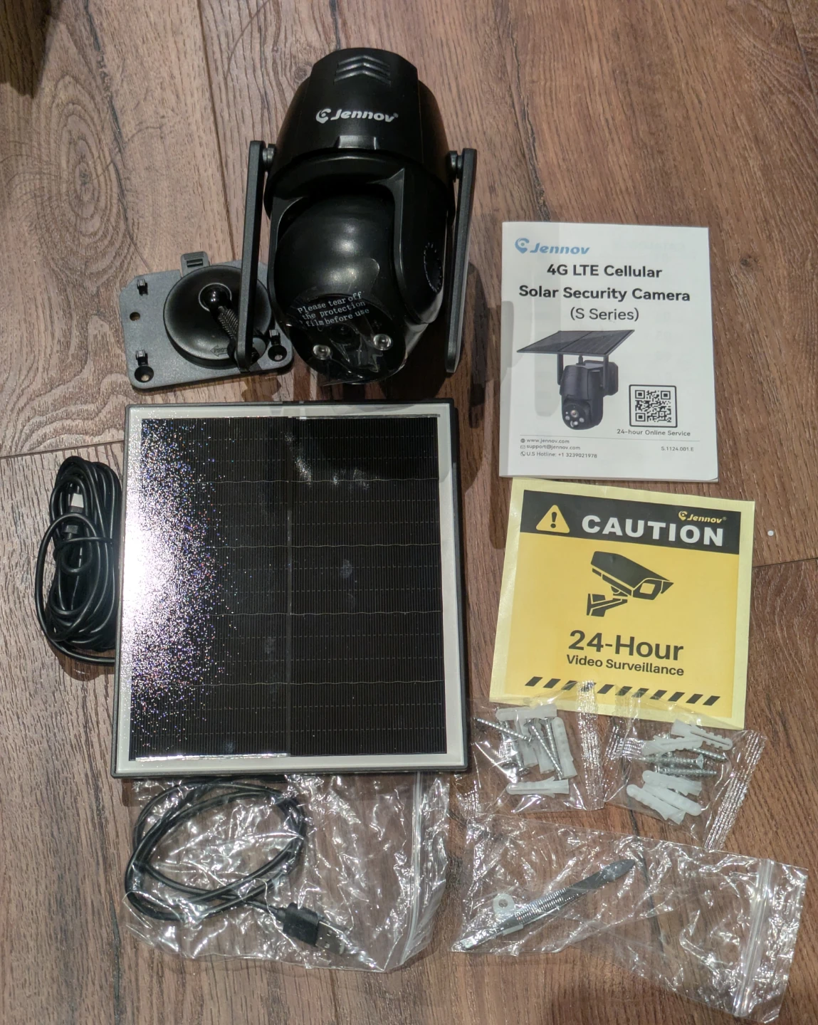 Jennov 4g intelligent solar energy alert ptz camera